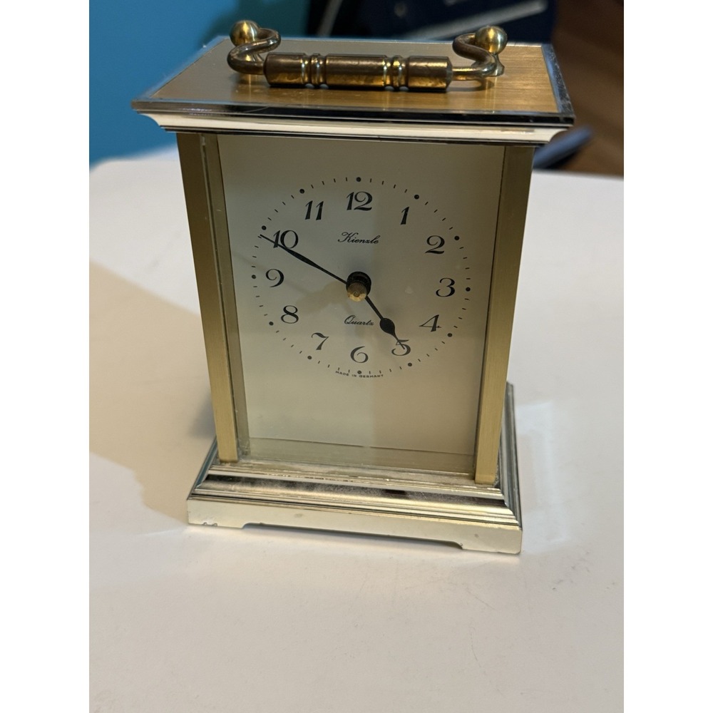 Kienzle Vintage Gold Carriage Clock (Made in Germany) Not Working